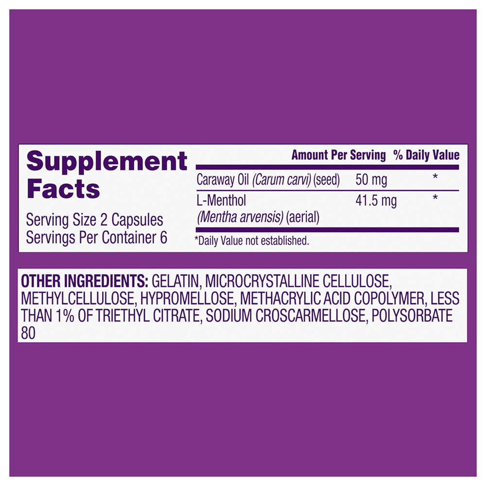 Fdgard Digestive Health Supplement Capsules Indigestion Nausea & Bloating Upset Stomach, 12 Ea