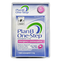 Plan B One Step Levonorgestrel 1.5 Mg Emergency Contraceptive Tablet, 1 Ea