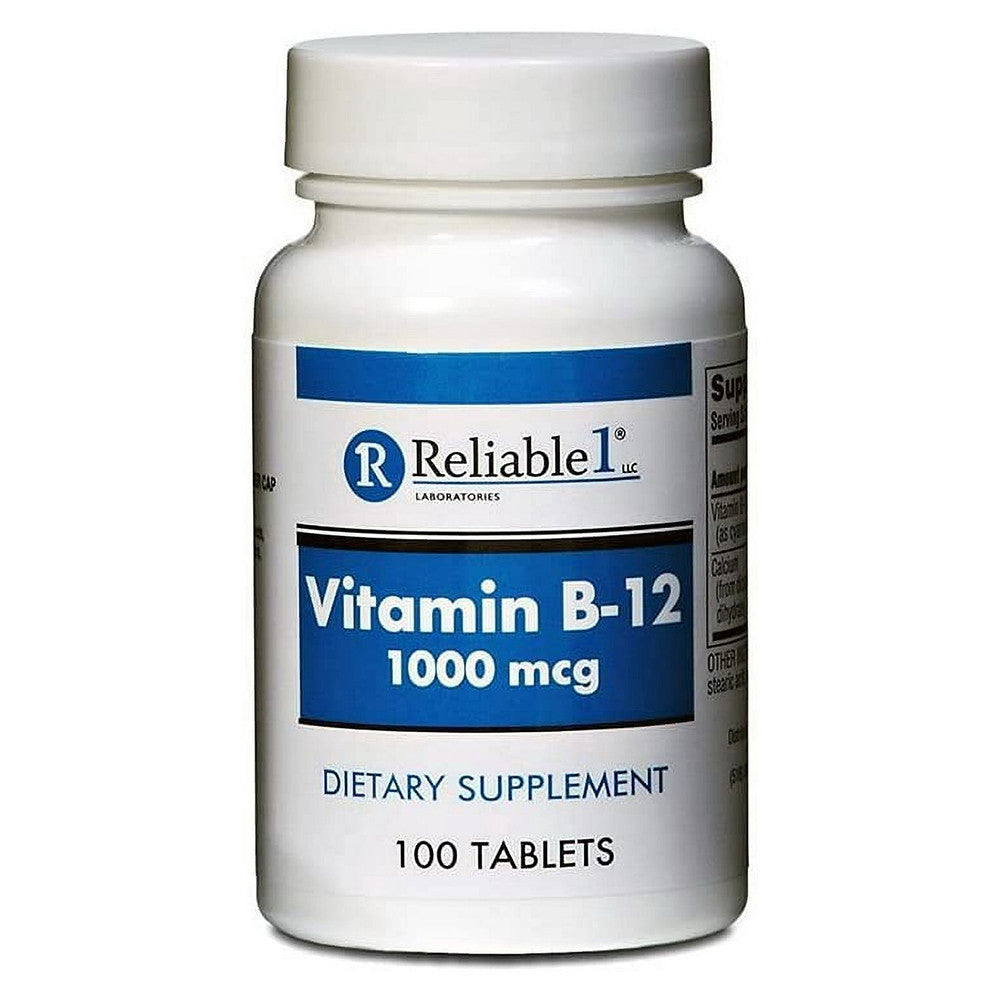 Reliable 1 Vitamin B 12 Dietary Supplement 1000 Mcg Tablets, 100 Ea