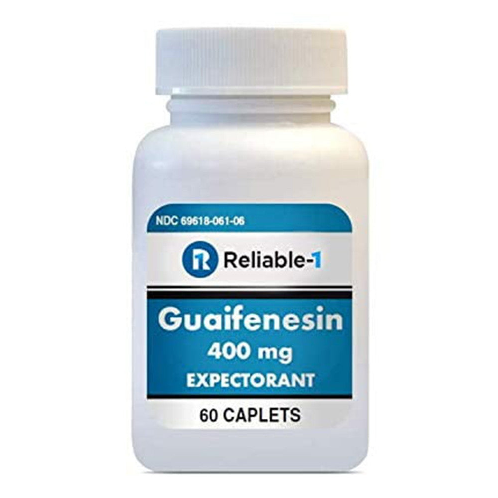 Reliable-1 Guaifenesin 400 Mg Caplets, 60 Ea