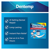 Dentemp Maximum Strength Loose Cap And Lost Filling Repair Set, 1 Ea