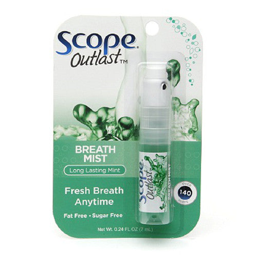 Scope Breath Mist Original Mint Fresh Breath Any Time Spray - 9.86 Ml Or 0.24 Oz