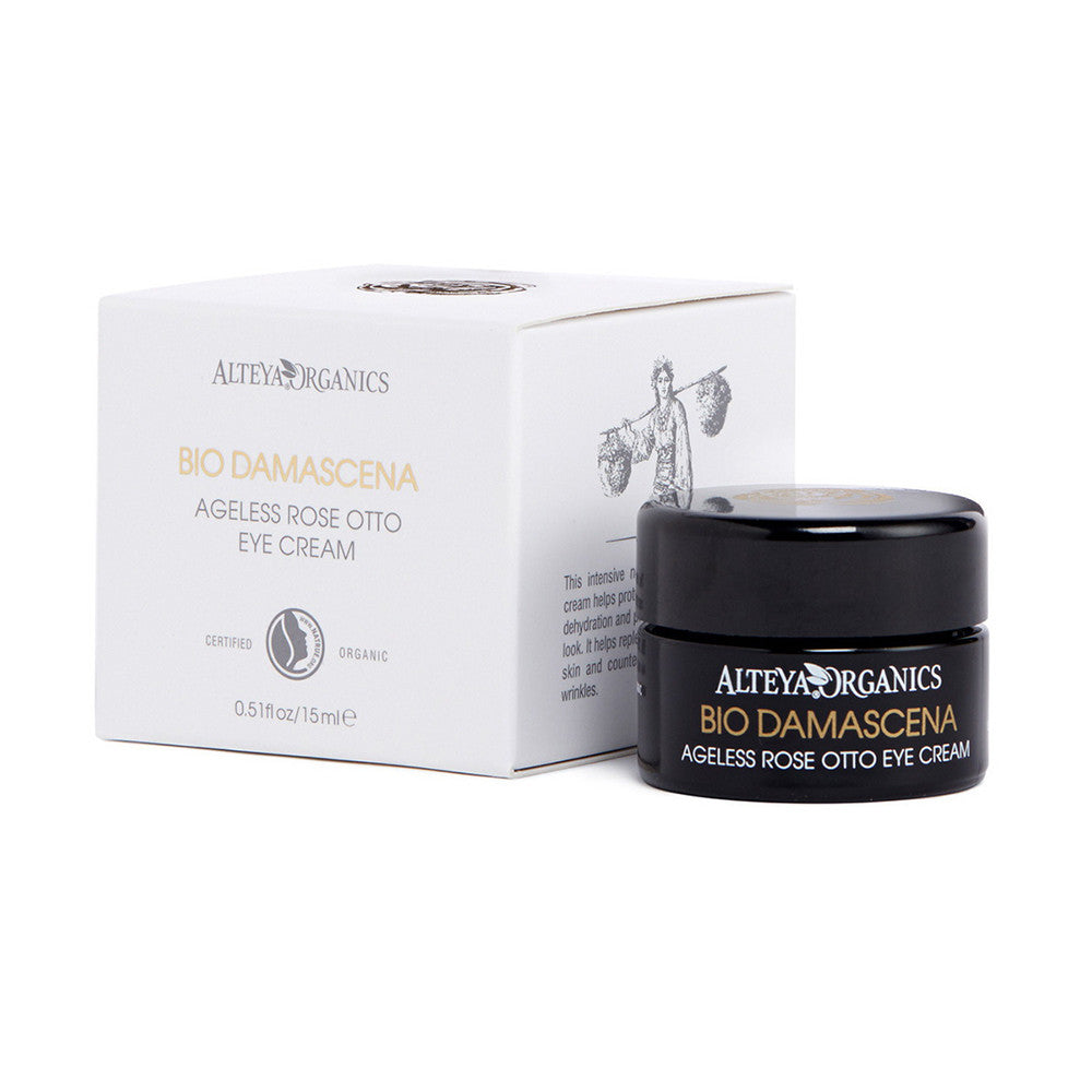 Alteya Organic Bio Damascena Ageless Rose Otto Eye Cream, 0.51 Oz