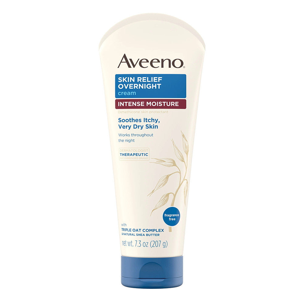 Aveeno Active Naturals Overnight Itch Relief Cream, 7.3 Oz