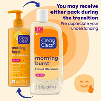 Clean And Clear Morning Burst Facial Cleanser, 8 Oz