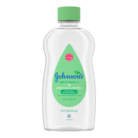Johnsons Baby Oil With Aloe Vera And Vitamin E, 14 Oz