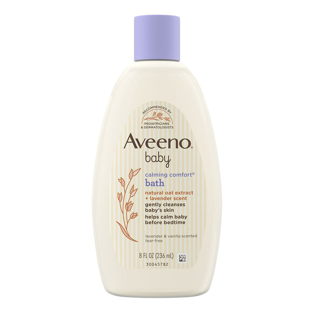 Aveeno Calming Comfort Baby Bath, Lavender And Vanilla, 8 Oz