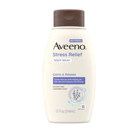 Aveeno Active Naturals Stress Relief Body Wash, Lavender, 12 Oz