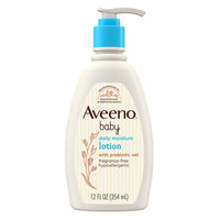 Aveeno Baby Daily Moisturizing Lotion With Natural Colloidal Oatmeal - 12 Oz
