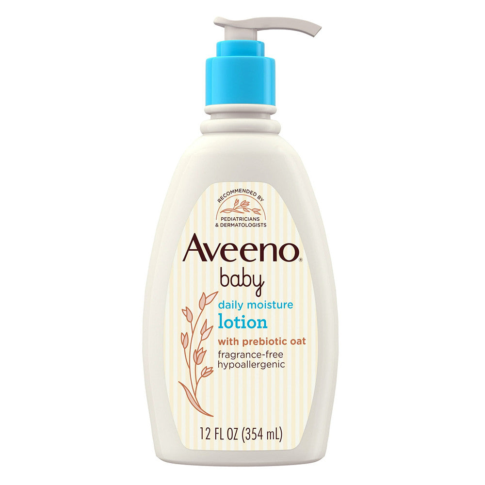 Aveeno Baby Daily Moisturizing Lotion With Natural Colloidal Oatmeal - 12 Oz