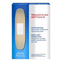 Band-Aid Tru-Stay Sheer Adhesive Bandages, All One Size, 40 Ea