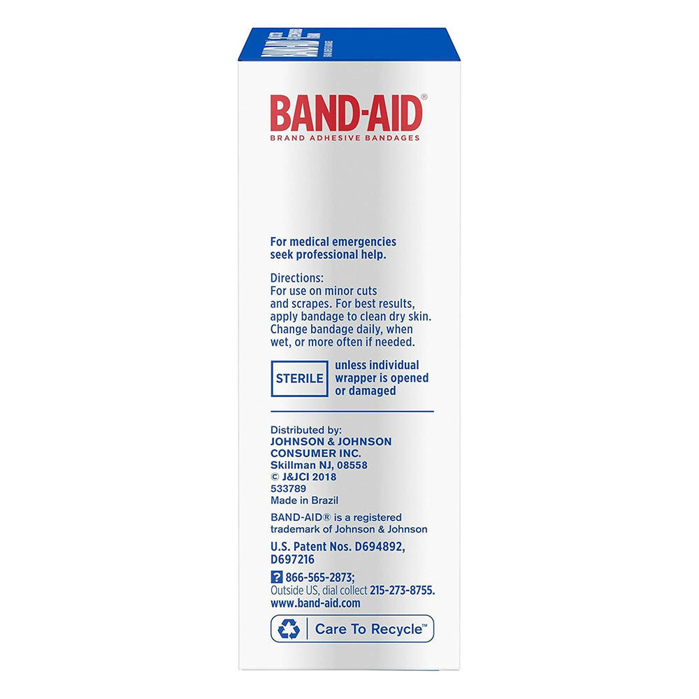 Band-Aid Tru-Stay Sheer Adhesive Bandages, All One Size, 40 Ea