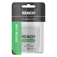 Johnson And Johnson Reach Mint Waxed Dental Floss - 55 Yards