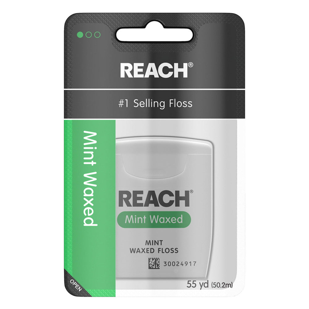 Johnson And Johnson Reach Mint Waxed Dental Floss - 55 Yards