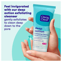 Clean And Clear Deep Action Exfoliating Facial Scrub, 7 oz