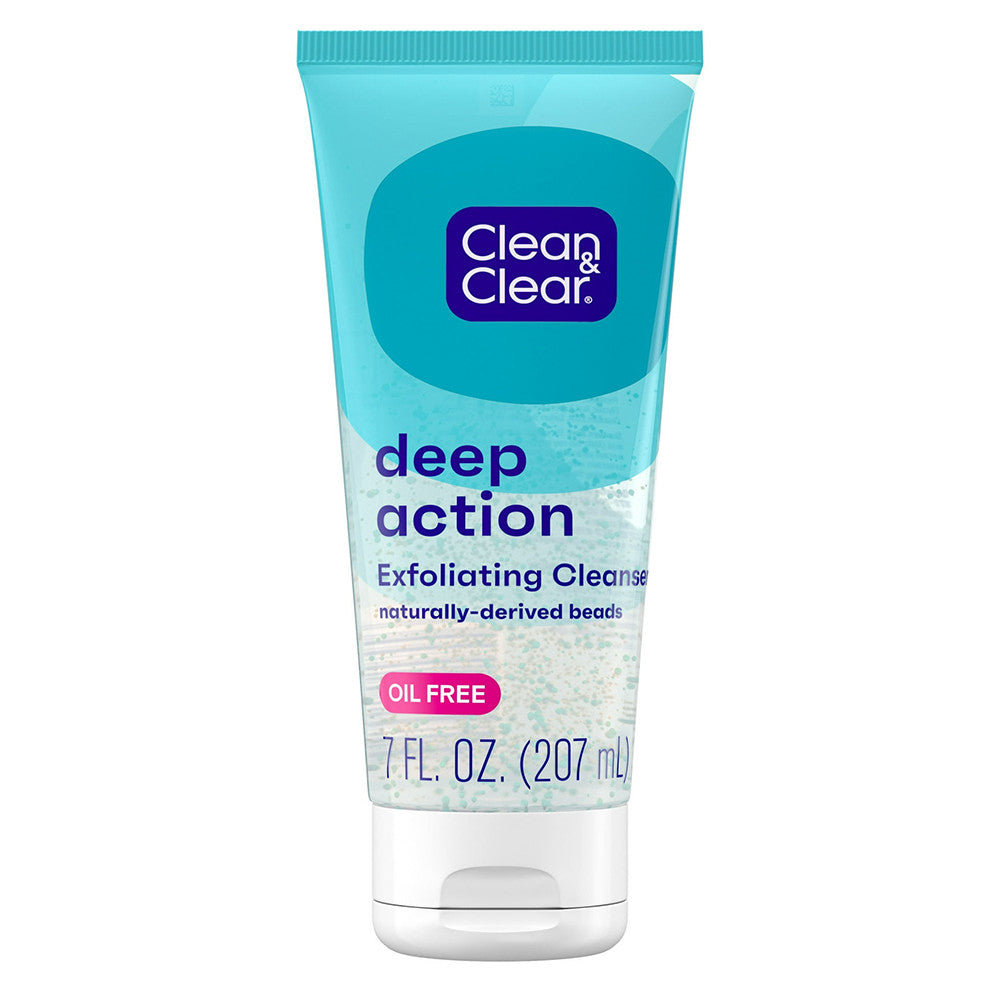Clean And Clear Deep Action Exfoliating Facial Scrub, 7 oz