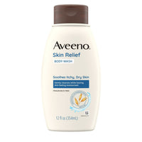 Aveeno Active Naturals Skin Relief Body Wash with Soothing Oatmeal, Fragrance Free - 12 Oz
