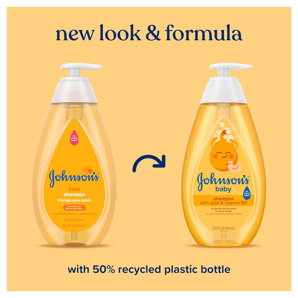 Johnson's Baby Bath Shampoo with Aloe and Vitamin B5 20.3Oz 60ml