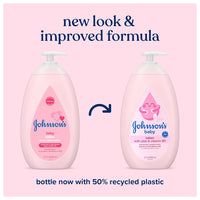 Johnsons Moisturizing Pink Baby Lotion with Coconut Oil, 27.1 Oz