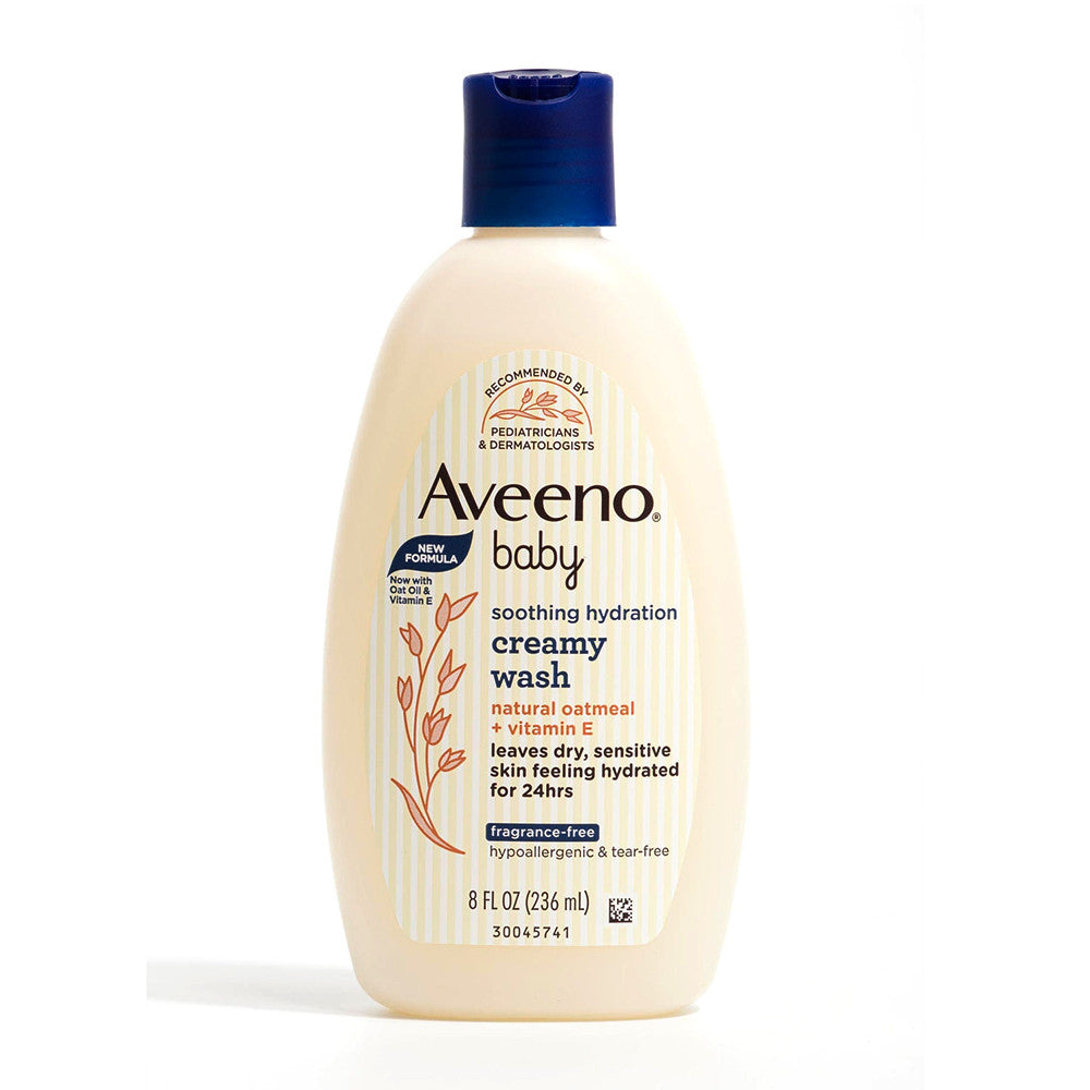 Aveeno Baby Soothing Hydration Creamy Wash, 8 Oz