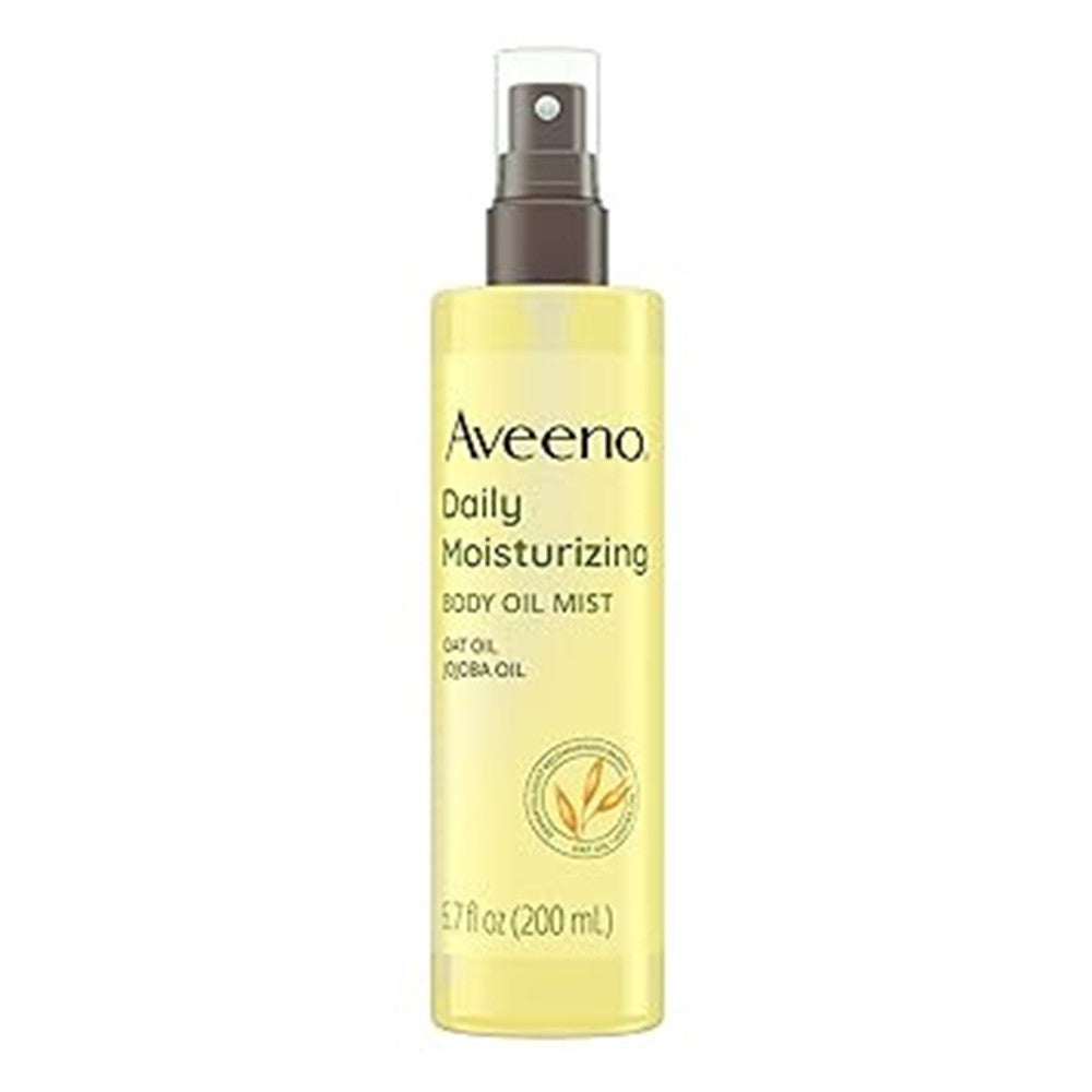 Aveeno Daily Moisturizing Oil Mist for Rough Sensitive Skin with Oat and Jojoba Oil, 6.7 Oz