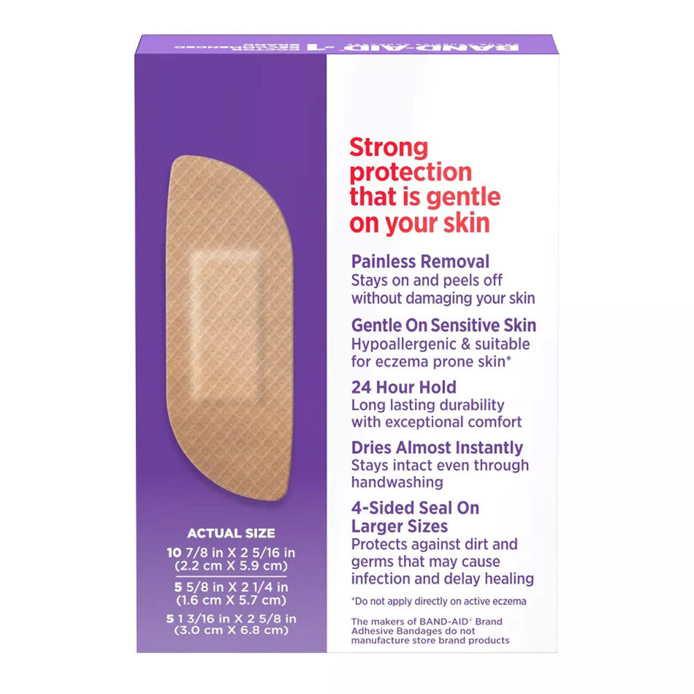Band Aid Sensitive Skin Adhesive Bandages, 20 Ea