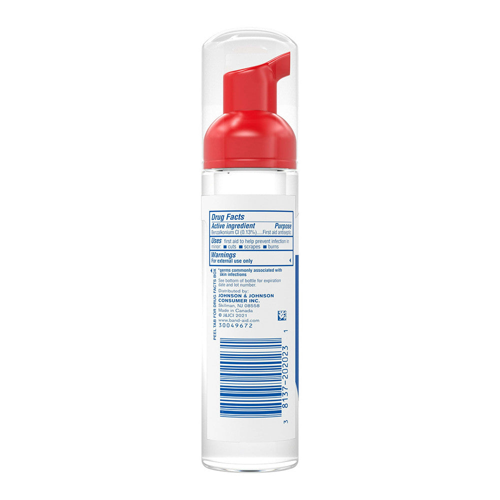 Band Aid Antiseptic Cleansing Foam for Kids, 2.3 Oz