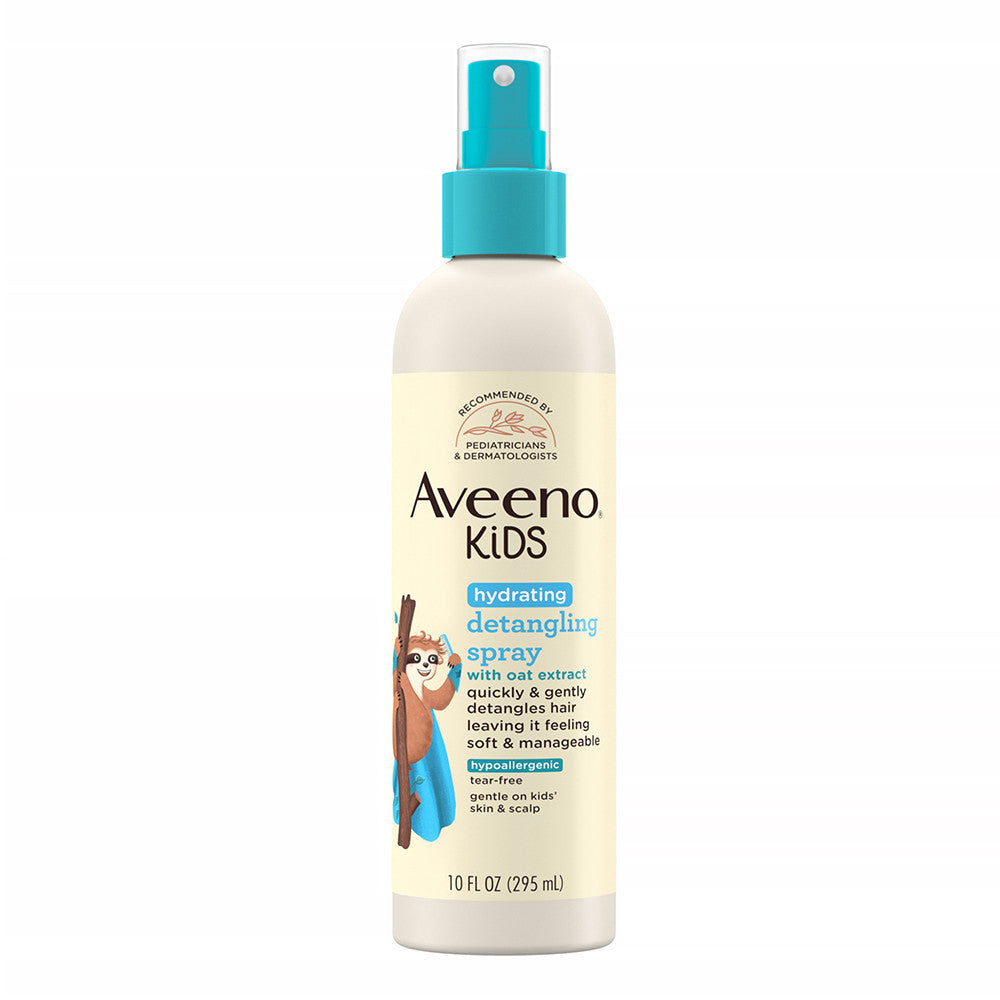 Aveeno Kids Hydrating Hair Detangling Spray, Hypoallergenic, 10 Oz