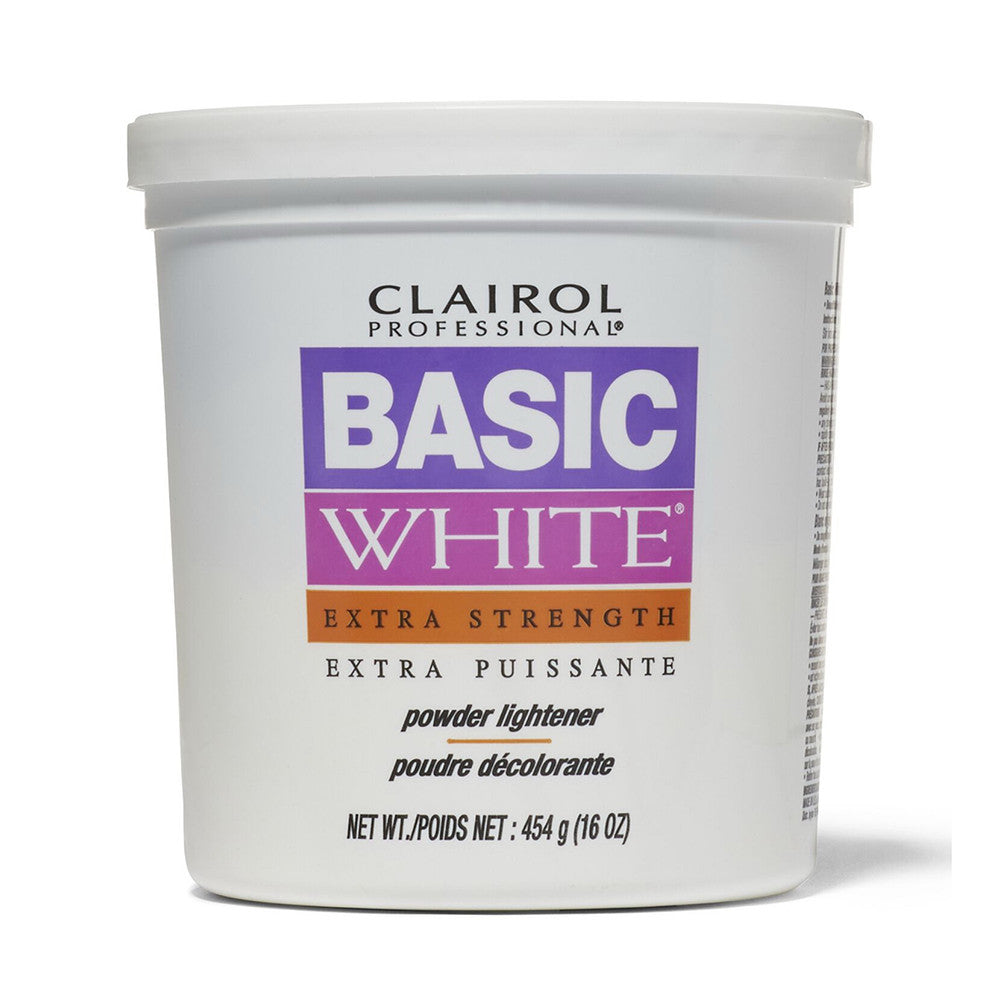 Clairol Basic White Extra Strength Hair Powder Lightener Tub, 16 Oz