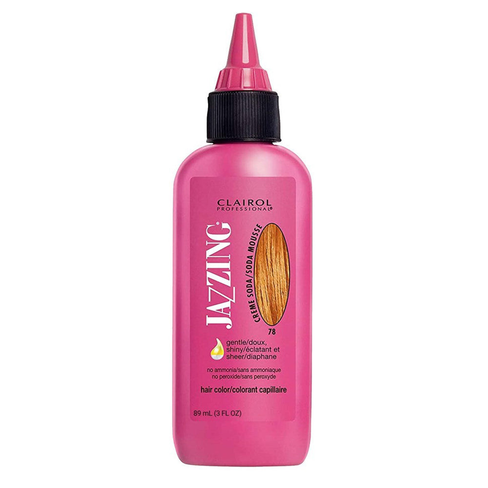 Clairol Professional Jazzing 78 Creme Soda Semi Permanent Hair Color for Soft Golden Shine and Natural Tone 3Oz (89ml)