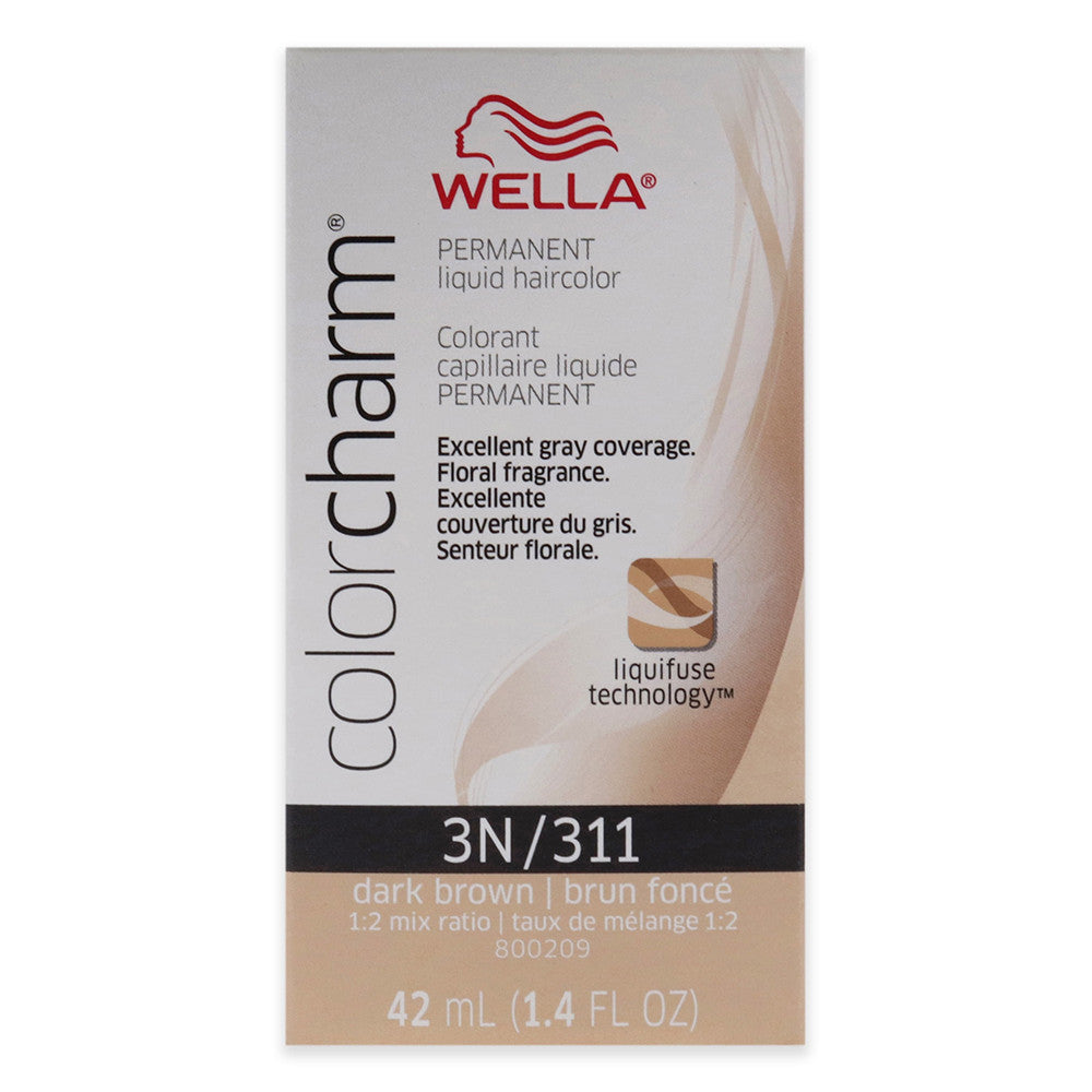Wella Color Charm Liquid Hair Color, Dark Brown 3N by 311, 1.4 Oz