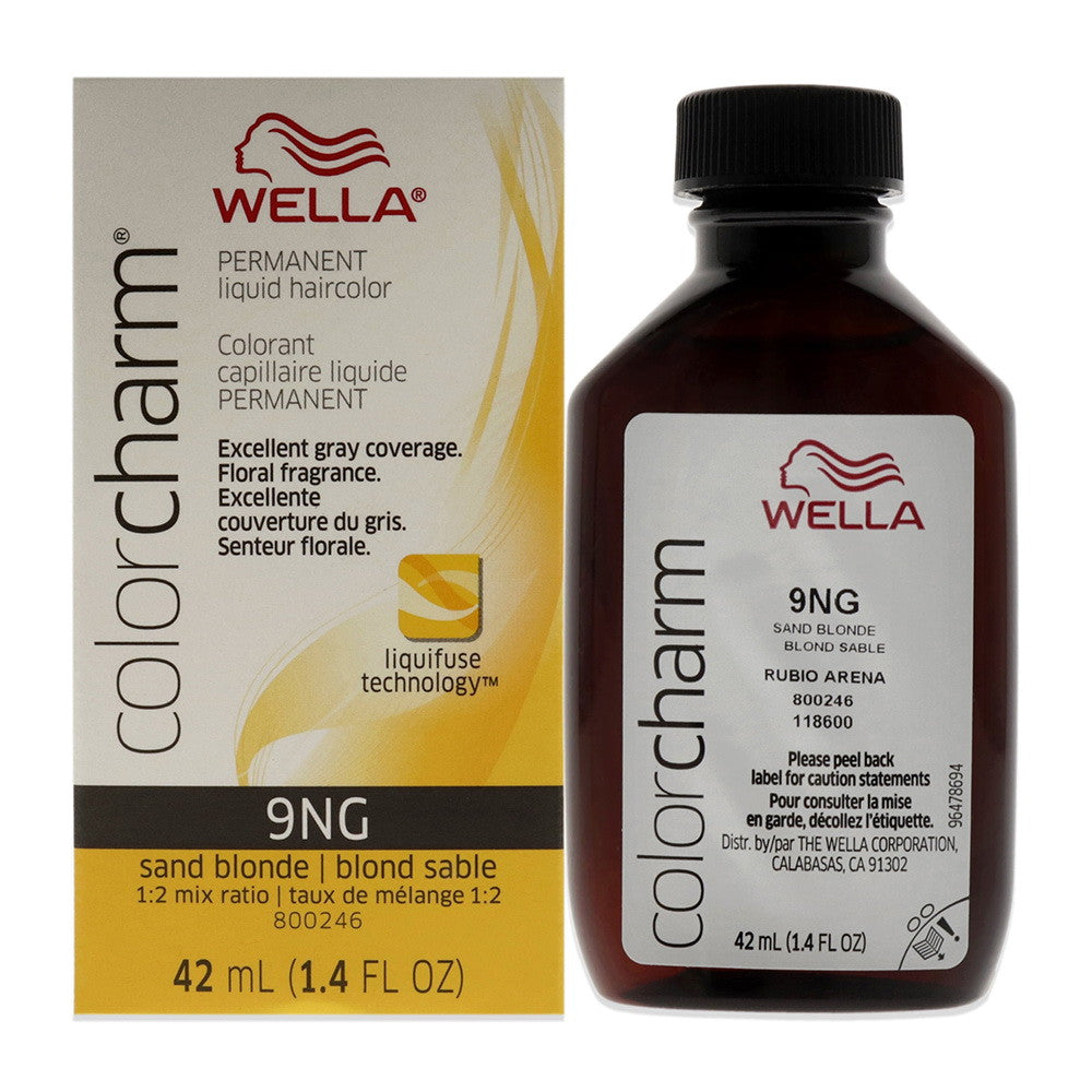 Wella Color Charm Liquid Hair Color 9NG, Sand Blonde, 1.4 Oz