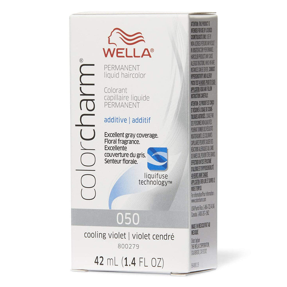 Wella Color Charm Liquid Permanent Hair Color, 50 Cooling Violet, 1.4 Oz