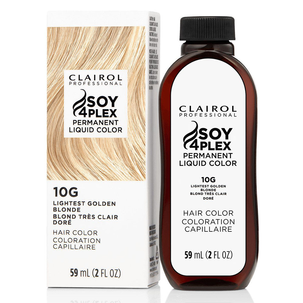 Clairol Professional Liquicolor 10G Lightest Golden Blonde Permanent Hair Color, 2 Oz