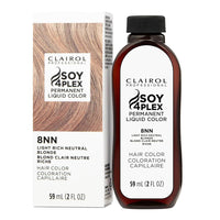 Clairol Professional Soy4Plex 8NN Light Rich Neutral Blonde LiquiColor Permanent Hair Color, 2 Oz