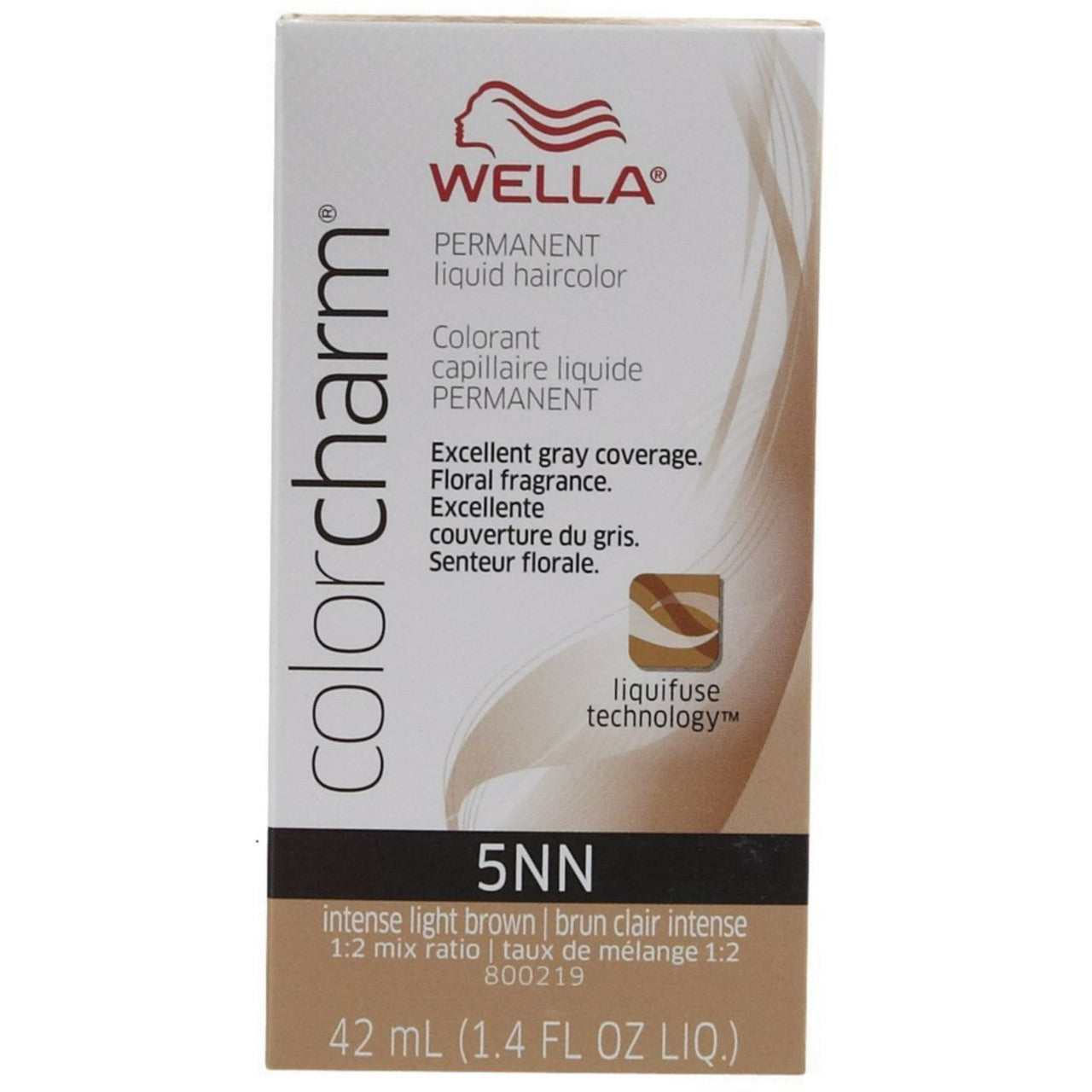 Wella Color Charm 5NN Intense Light Brown Permanent Liquid Haircolor, 1.4 Oz