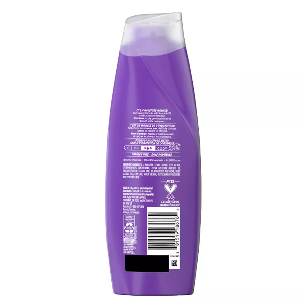 Aussie Miracle Moist Hair Conditioner and Revitalisant, 12.1 Oz