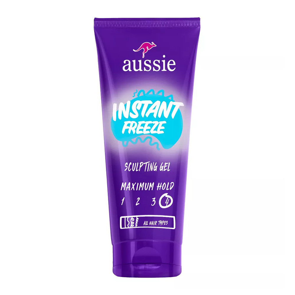 Aussie Instant Freeze Sculpting Ge,l Maximum Hold, 7 Oz