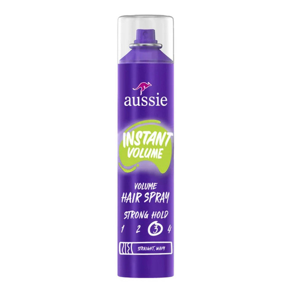 Aussie Instant Volume Hair Spray, Strong Hold, 10 Oz