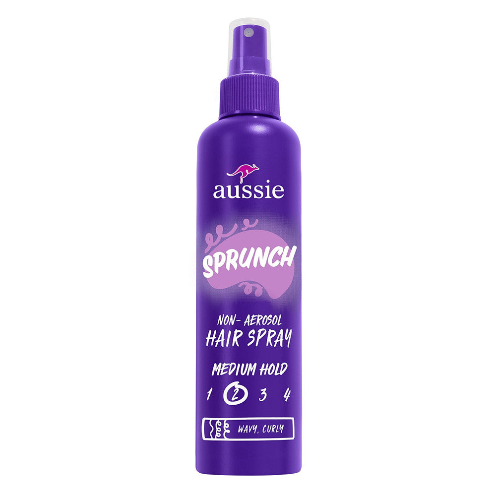 Aussie Sprunch Non-Aerosol Hair Spray for Curly Hair and Wavy Hair, 8.5 Oz
