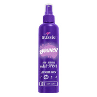 Aussie Sprunch Non-Aerosol Hair Spray for Curly Hair and Wavy Hair, 8.5 Oz