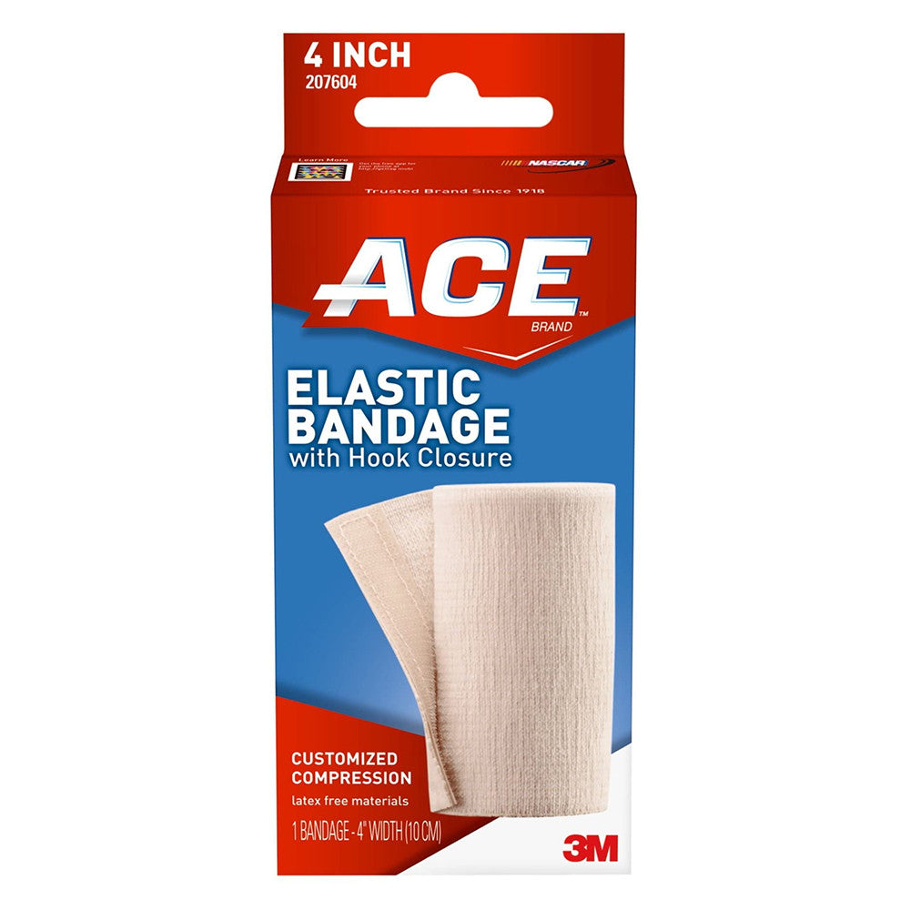 Ace Elastic Bandage With Hook Closure # 207604 4 Inch - 1 Ea