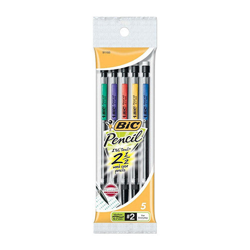 Bic Mechanical Pencil 0.7 Mm - 5 Ea
