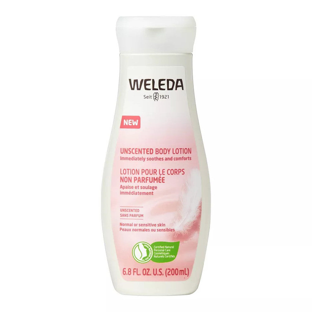 Weleda Unscented Body Lotion, 6.8 Oz