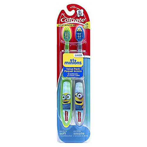 Colgate Minions Extra Soft Toothbrush, For ages 5+ - 2 ea