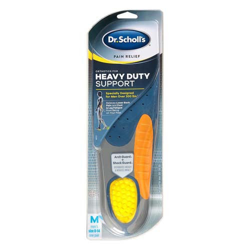 Dr. Scholls Pain Relief Orthotics For Heavy Duty Support For Men, Size 8-14, 1 Pair