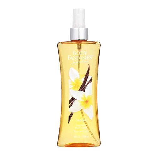 Body Fantasies Body Spray Vanilla Travel Size Sweet Classic 1.7Oz, Pack of 12