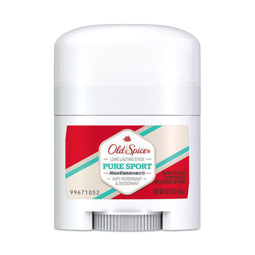 Old Spice High Endurance Anti Perspirant and Deodorant, Pure Sport, 0.5 Oz