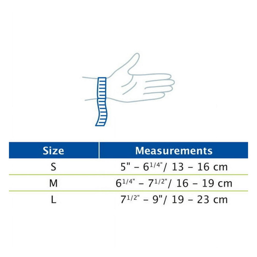 Actimove Wrist Stabilizer Removable Metal Stay, Left Or Right, Small, 1 Ea