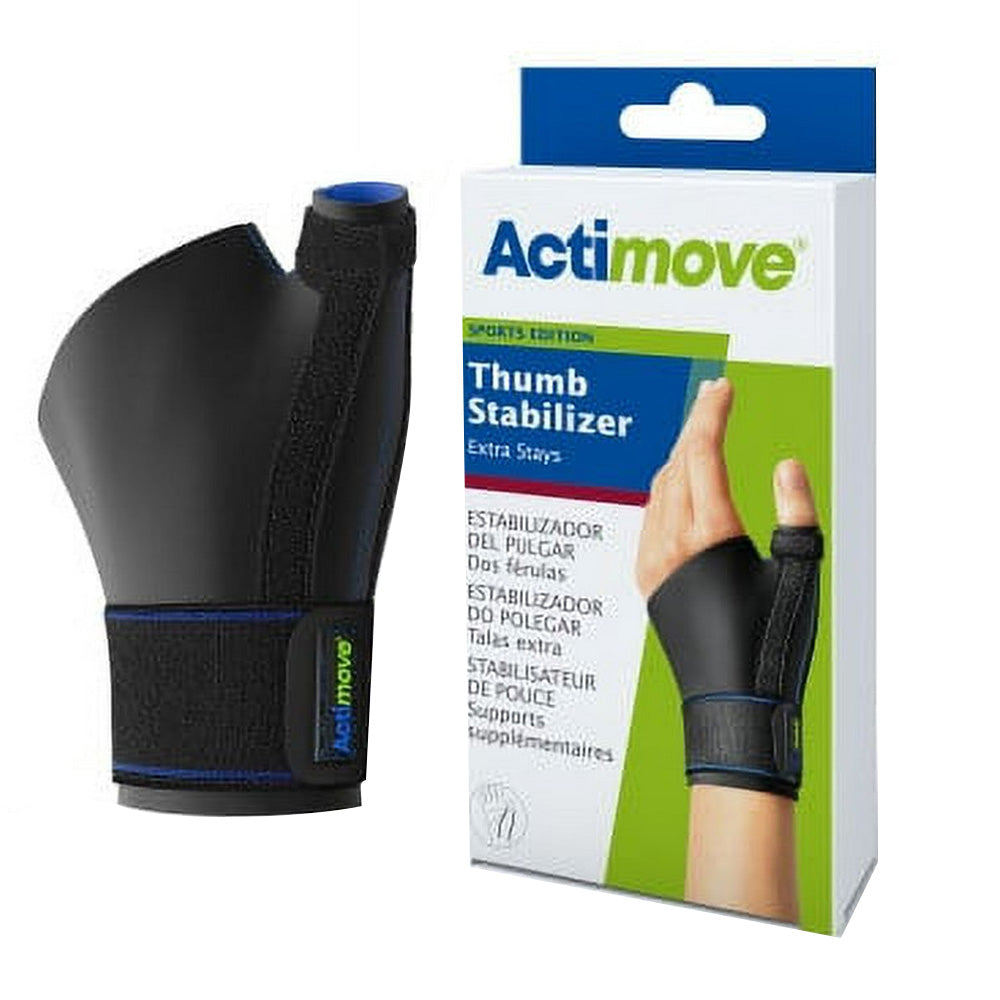 BSN Medical Actimove Thumb Stabilizer Large X large Black Help Manage Relieve Pain 1Ea